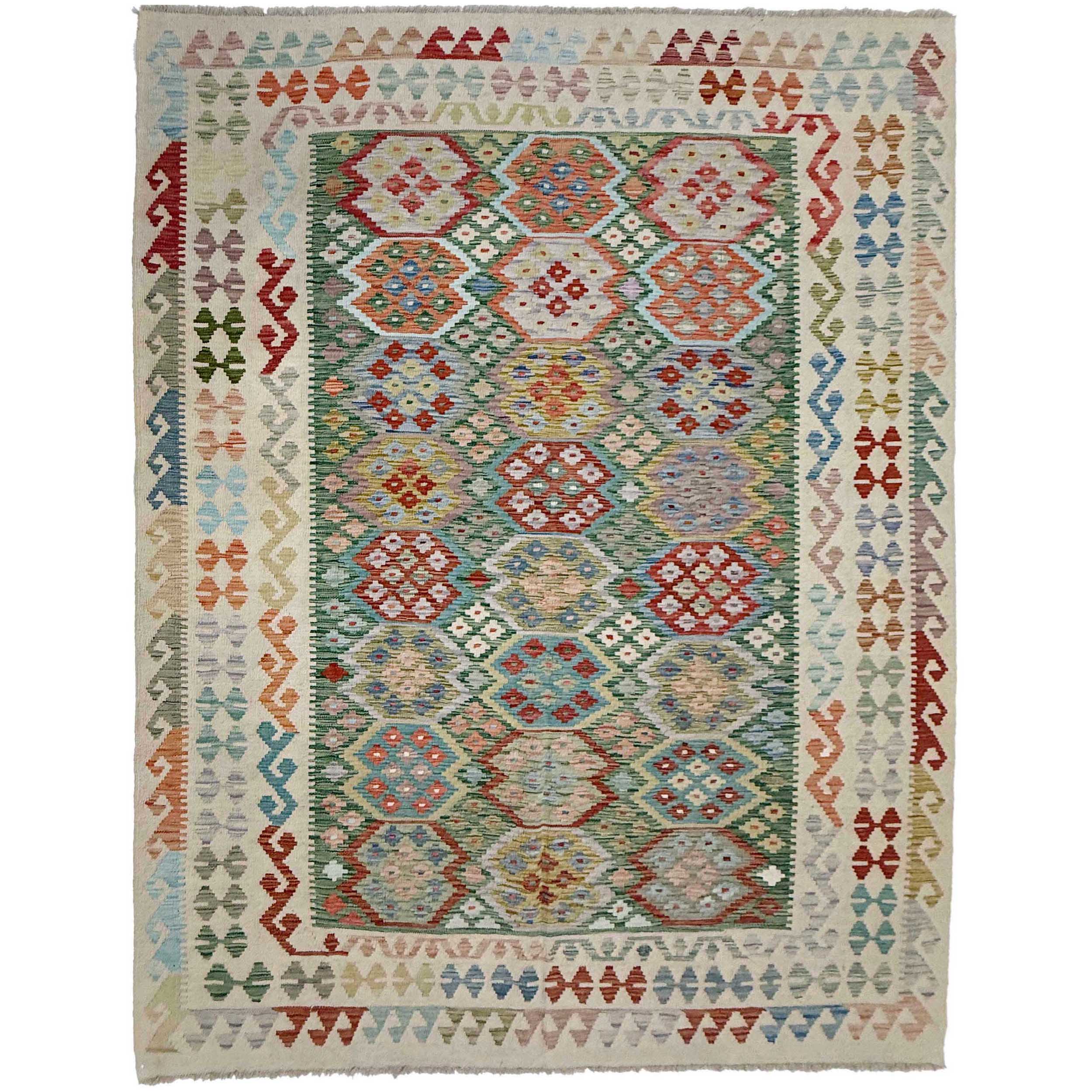Afghan Hodrang Kilim ※専用ページ Hand Made Afghan Kilim 6' 4