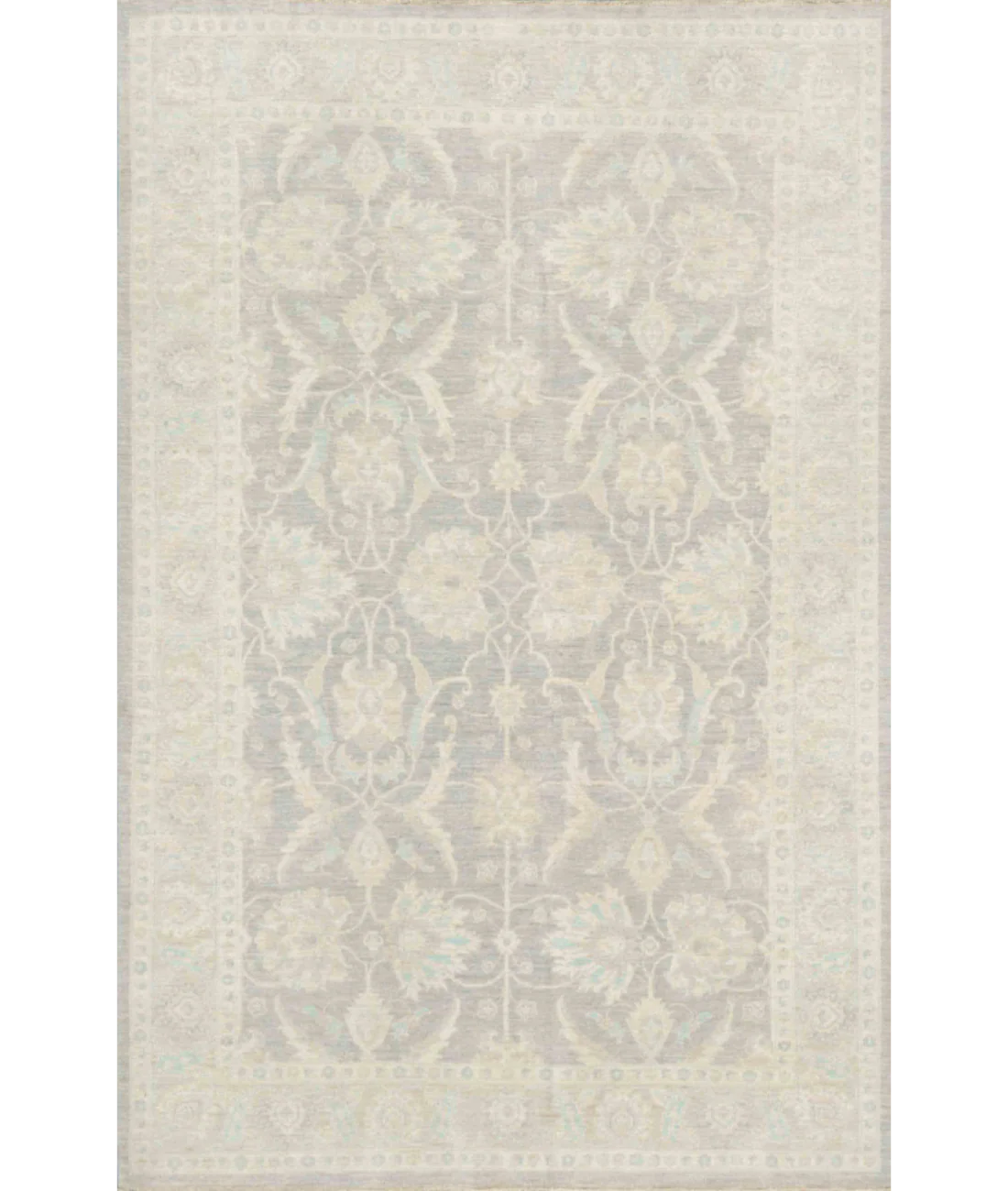 w.pcoco 様 junglerelief gray Grey Afghan Serenity Rug 6' 0