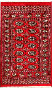 Red Bokhara 2'  11" x 4'  9" - No. QA31070