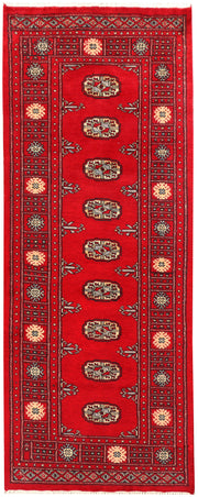 Red Bokhara 2'  6" x 6'  5" - No. QA50060