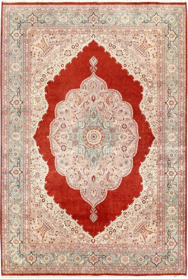 Orange Red Isfahan 8'  4" x 12'  2" - No. QA61262