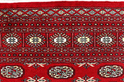 Red Bokhara 6'  3" x 9' " - No. QA63452