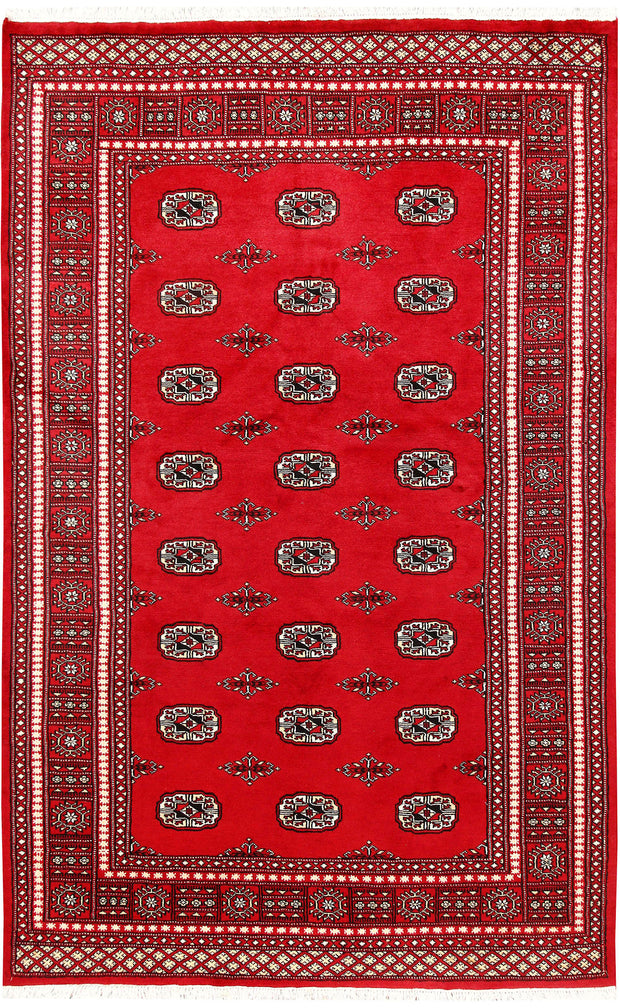 Red Bokhara 5'  2" x 8'  2" - No. QA41288