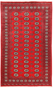 Red Bokhara 4'  11" x 8'  2" - No. QA97624