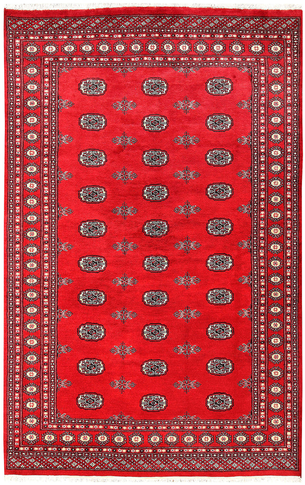 Red Bokhara 5'  7" x 8'  10" - No. QA56012