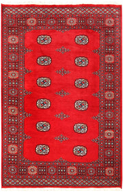 Red Bokhara 4'  1" x 6'  2" - No. QA69058