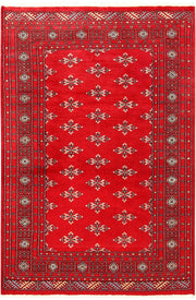 Red Butterfly 4'  2" x 6'  2" - No. QA31223