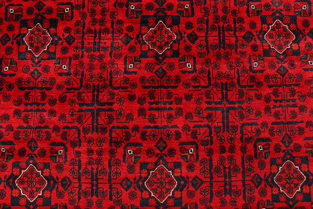 Dark Red Khal Mohammadi 6'  6" x 9'  7" - No. QA60762
