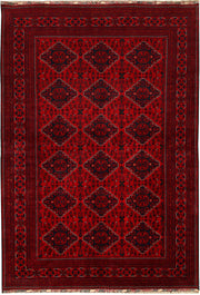 Dark Red Khal Mohammadi 6'  6" x 9'  5" - No. QA68879
