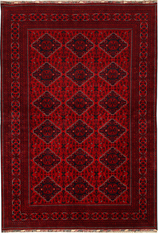Dark Red Khal Mohammadi 6'  6" x 9'  5" - No. QA68879