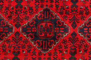 Dark Red Khal Mohammadi 6'  5" x 9'  2" - No. QA17611