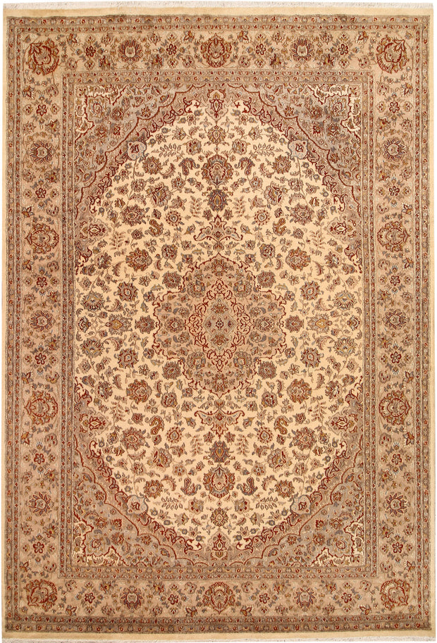 Bisque Isfahan 6'  7" x 9'  8" - No. QA40938