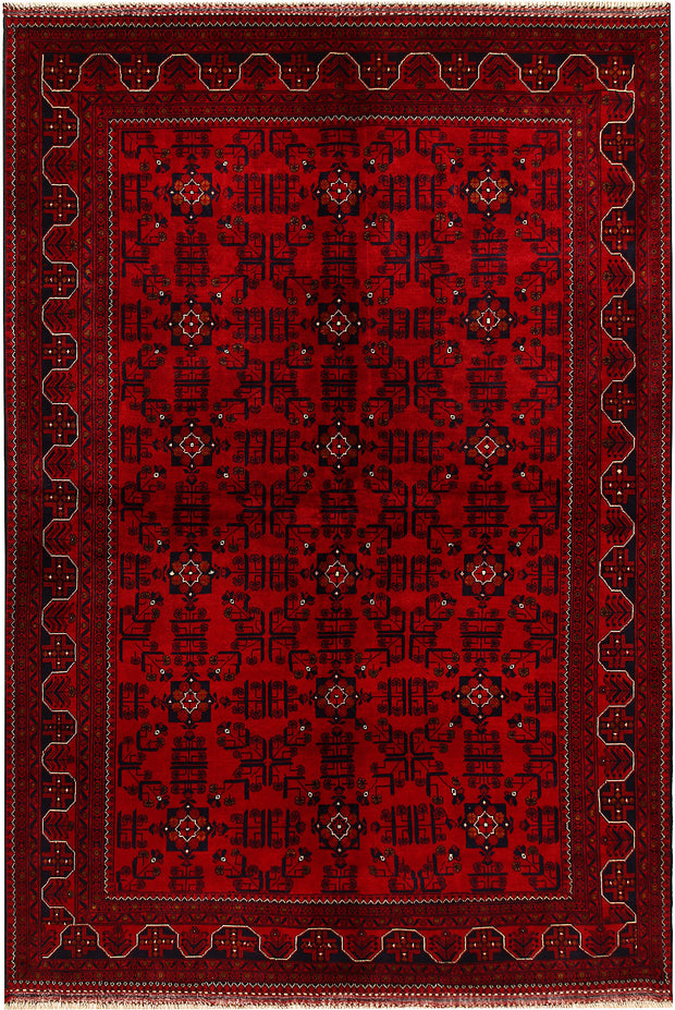 Dark Red Khal Mohammadi 6'  6" x 9'  6" - No. QA73137