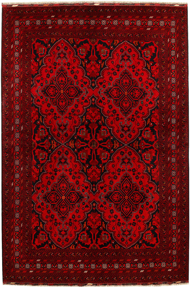 Dark Red Khal Mohammadi 6'  7" x 9'  10" - No. QA63350