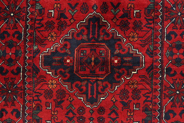 Dark Red Khal Mohammadi 2'  6" x 9'  3" - No. QA87206