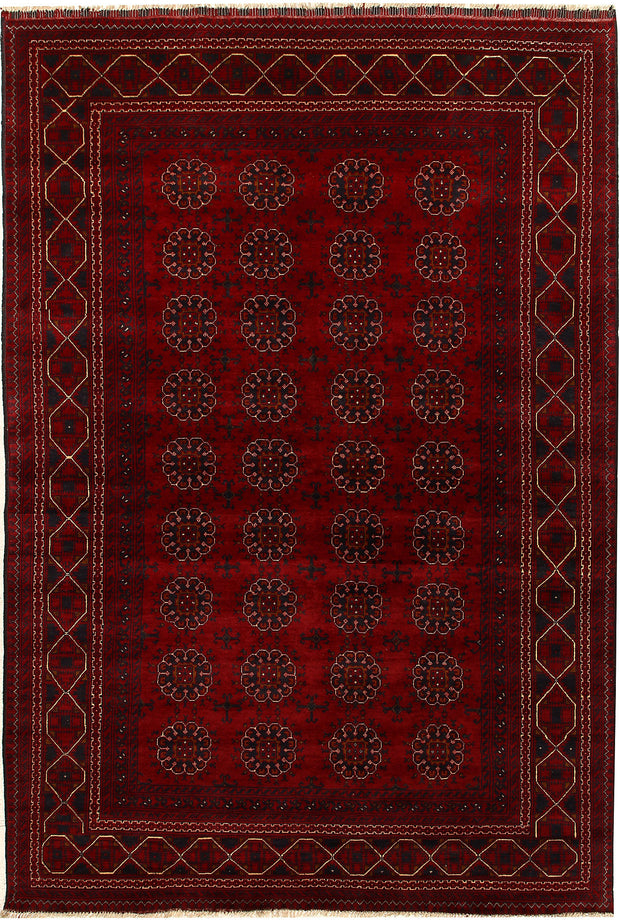 Dark Red Khal Mohammadi 6'  6" x 9'  7" - No. QA28406