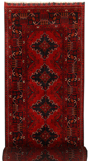 Dark Red Khal Mohammadi 2'  9" x 12'  7" - No. QA69248