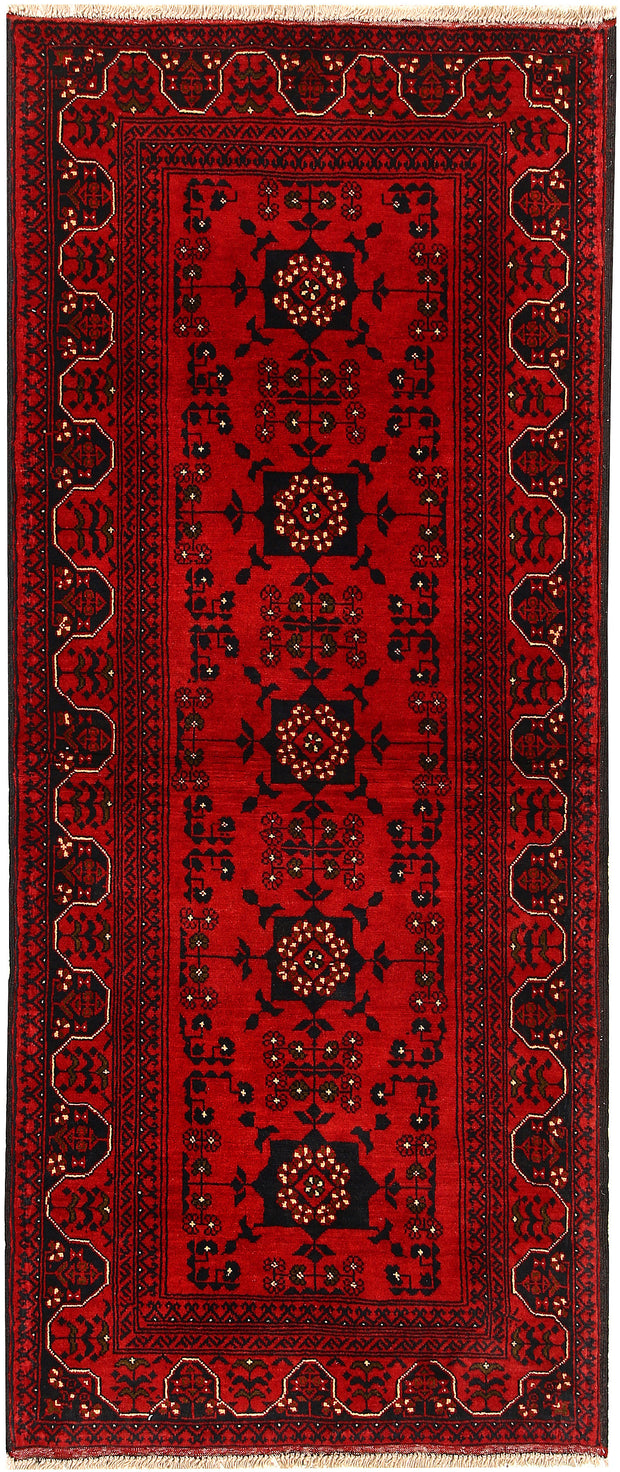 Dark Red Khal Mohammadi 2'  10" x 6'  11" - No. QA51671