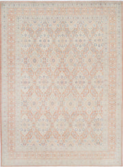Hand Knotted Fine Ariana Tabriz Wool Rug 9' 1" x 12' 4" - No. AT12155
