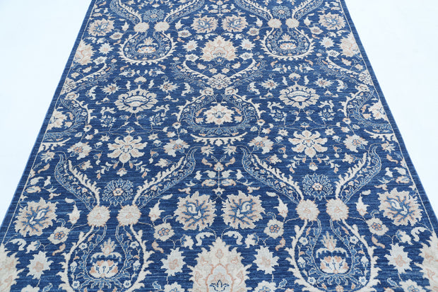 Hand Knotted Artemix Wool Rug 5' 7" x 7' 8" - No. AT27887