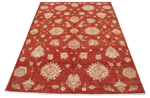 Hand Knotted Art & Craft Wool Rug 4' 10" x 6' 6" - No. AT34543