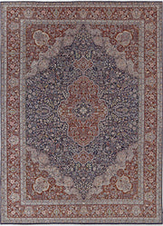 Hand Knotted Heritage Fine Persian Style Wool Rug 8' 0" x 11' 1" - No. AT22086