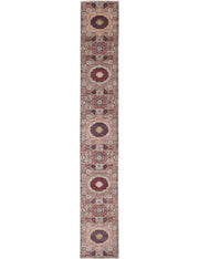Hand Knotted Mamluk Wool Rug 2' 6" x 19' 6" - No. AT91582