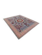 Hand Knotted Fine Mamluk Wool Rug 8' 1" x 9' 9" - No. AT71677