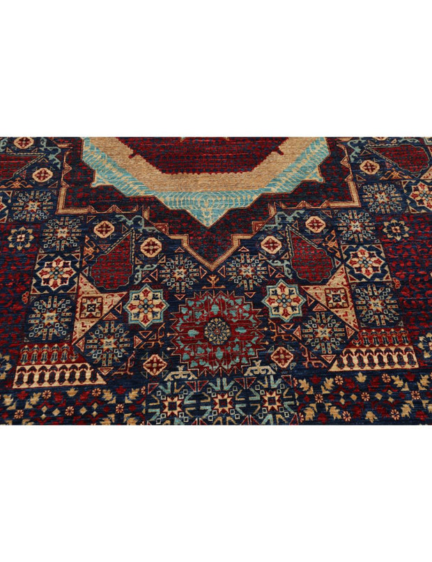 Hand Knotted Fine Mamluk Wool Rug 9' 10" x 14' 7" - No. AT85312