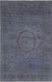 Hand Knotted Onyx Wool Rug 9' 8" x 15' 7" - No. AT74641