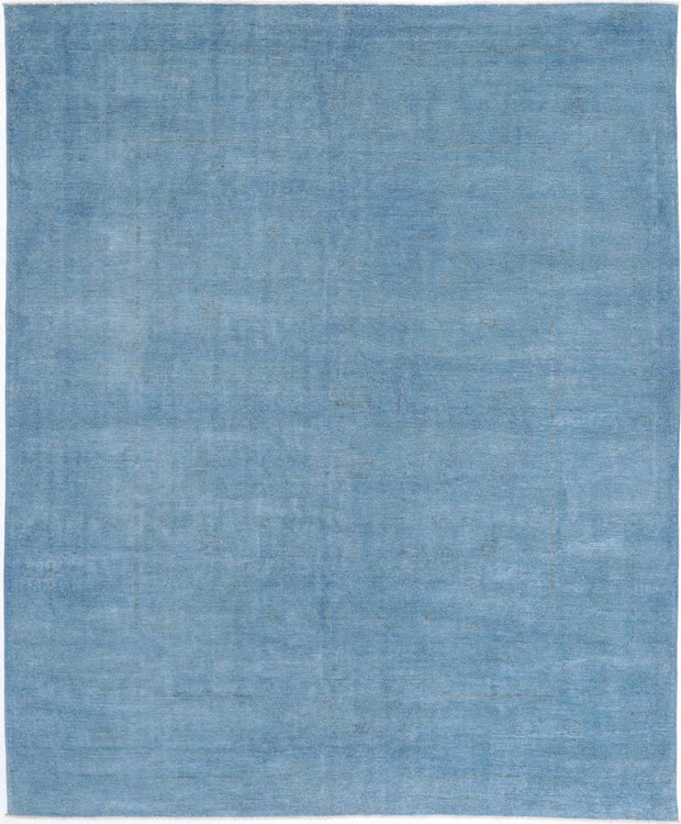 Hand Knotted Overdye Wool Rug 7' 11" x 9' 8" - No. AT42528