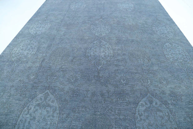 Hand Knotted Overdye Wool Rug 10' 0" x 13' 5" - No. AT73133