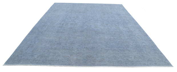 Hand Knotted Overdye Wool Rug 9' 6" x 12' 6" - No. AT52492
