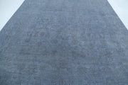 Hand Knotted Overdye Wool Rug 9' 6" x 12' 6" - No. AT52492