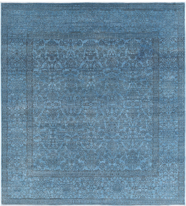 Hand Knotted Overdye Wool Rug 7' 9" x 8' 5" - No. AT58968