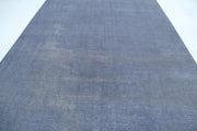 Hand Knotted Overdye Wool Rug 8' 7" x 11' 11" - No. AT33217