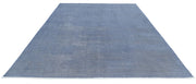 Hand Knotted Overdye Wool Rug 8' 7" x 11' 11" - No. AT33217