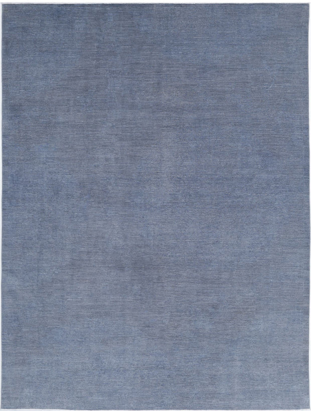 Hand Knotted Overdye Wool Rug 8' 10" x 11' 10" - No. AT88761