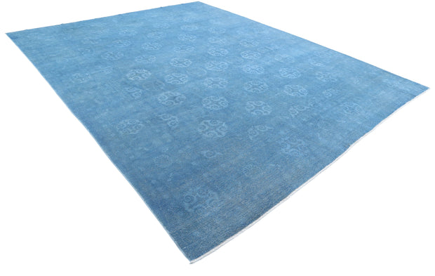 Hand Knotted Overdye Wool Rug 9' 10" x 12' 7" - No. AT91591