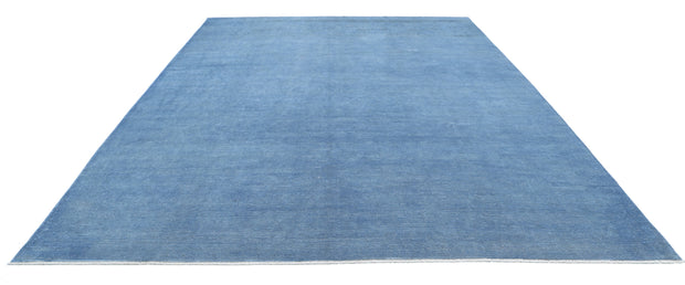 Hand Knotted Overdye Wool Rug 9' 11" x 13' 6" - No. AT64795