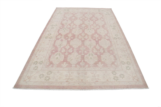 Hand Knotted Serenity Wool Rug 6' 0" x 9' 1" - No. AT60799