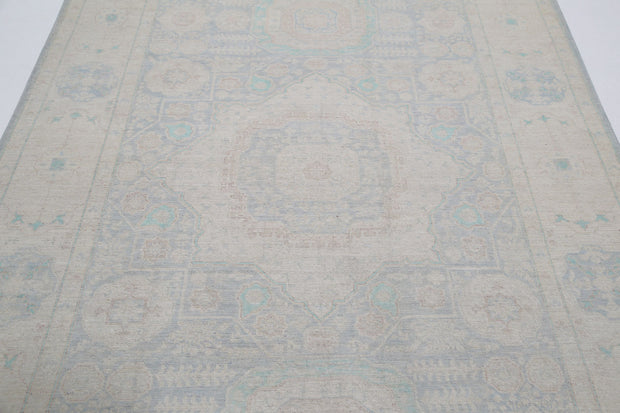 Hand Knotted Serenity Wool Rug 6' 0" x 8' 6" - No. AT18127