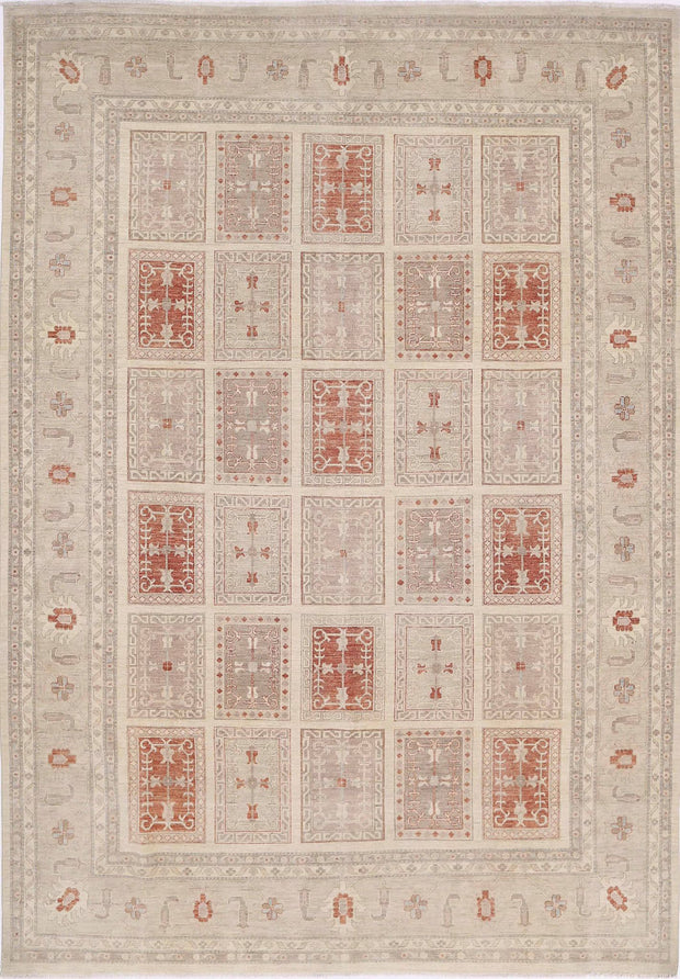 Hand Knotted Serenity Wool Rug 9' 7" x 13' 6" - No. AT92643