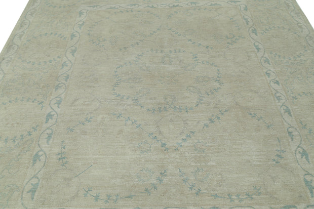 Hand Knotted Serenity Wool Rug 7' 9" x 9' 4" - No. AT83269
