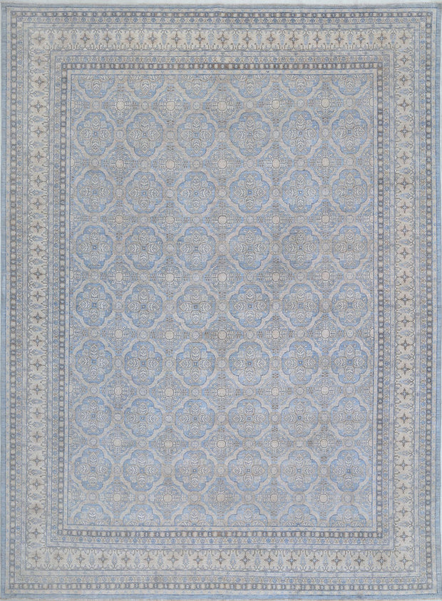 Hand Knotted Serenity Wool Rug 14' 1" x 18' 9" - No. AT68604
