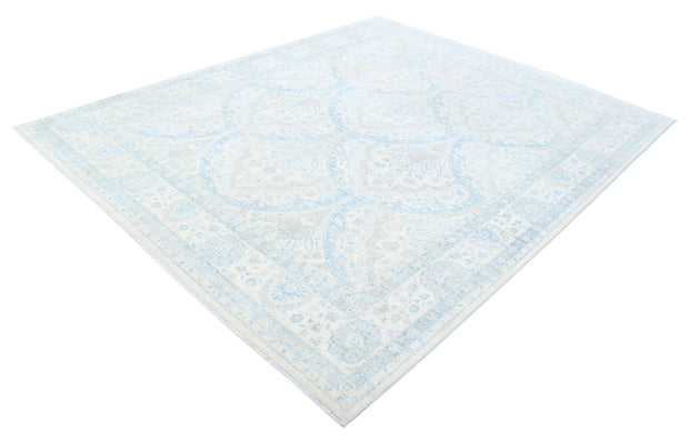 Hand Knotted Fine Serenity Wool Rug 7' 9" x 9' 6" - No. AT73849