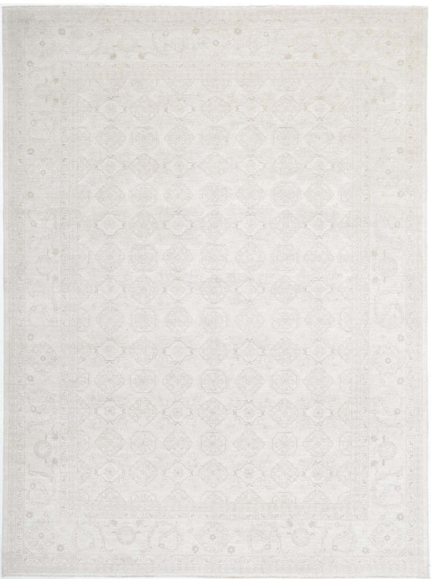 Hand Knotted Fine Serenity Wool Rug 9' 9" x 13' 7" - No. AT29565