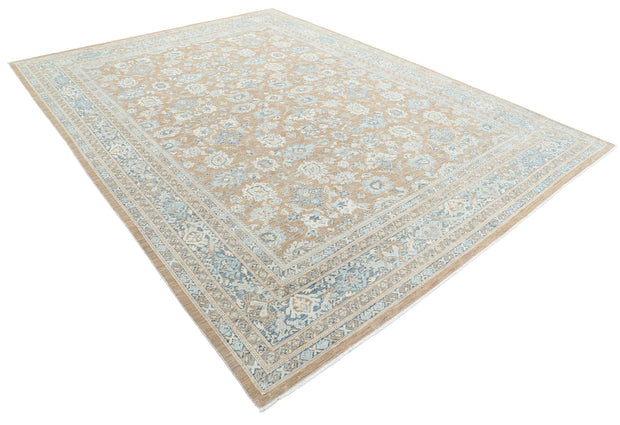 Hand Knotted Fine Serenity Wool Rug 8' 8" x 11' 7" - No. AT82621