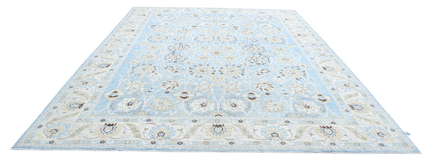 Hand Knotted Fine Serenity Wool Rug 10' 1" x 13' 4" - No. AT32377