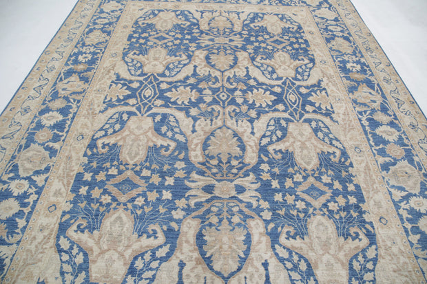Hand Knotted Fine Ziegler Wool Rug 8' 6" x 11' 7" - No. AT68546
